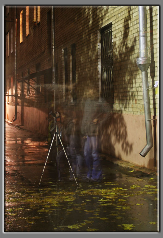 photo "Shadow of fotografer" tags: landscape, portrait, night