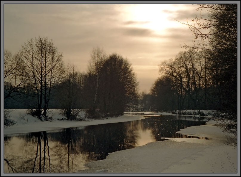photo "Sunset" tags: landscape, sunset, winter