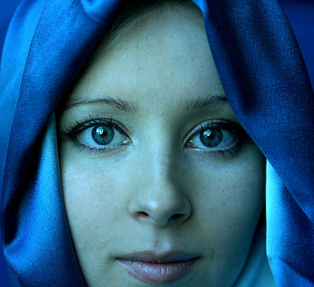 фото "Голубой лёд" метки: гламур, портрет, женщина
