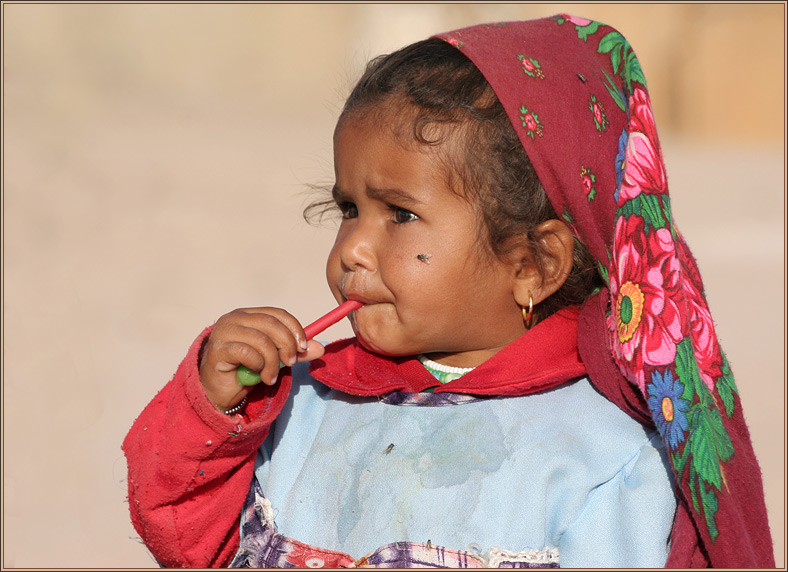 photo "Portrait 4. From the series "Egypt. Beduins"." tags: portrait, travel, children
