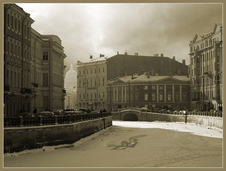 фото "Петербургский мотив" метки: архитектура, пейзаж, зима