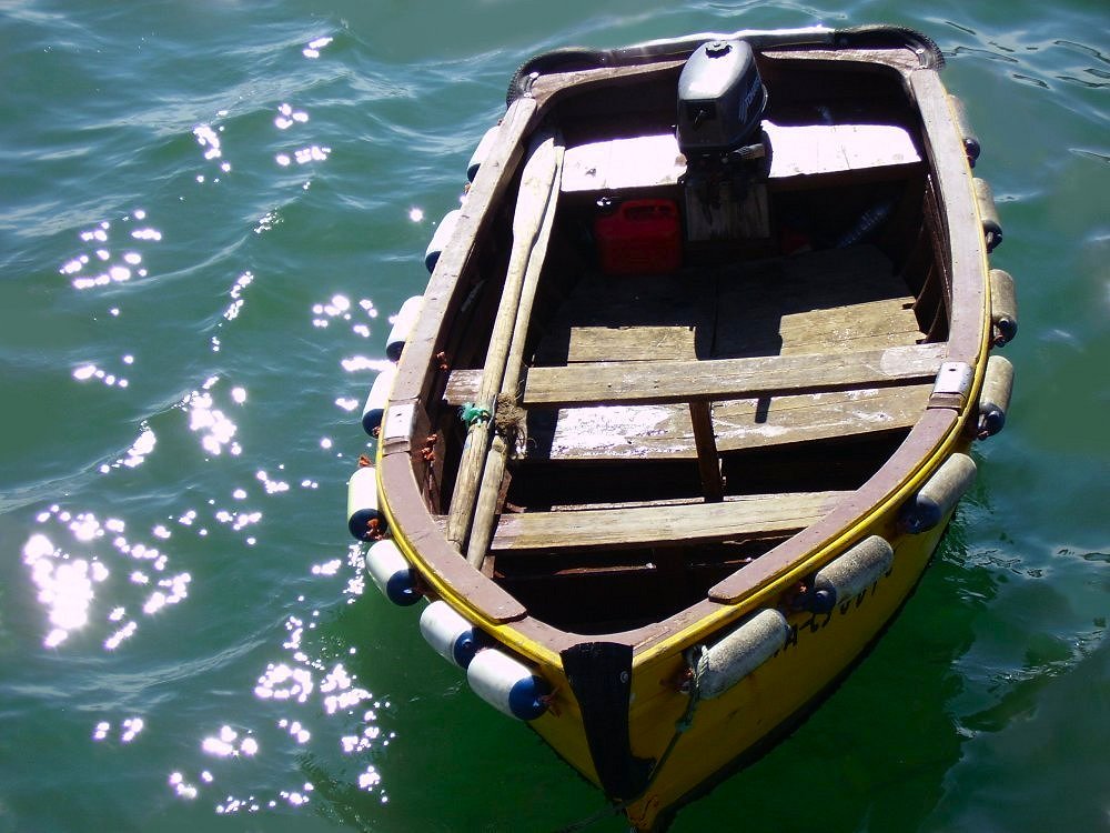 фото "The yellow boat" метки: пейзаж, вода