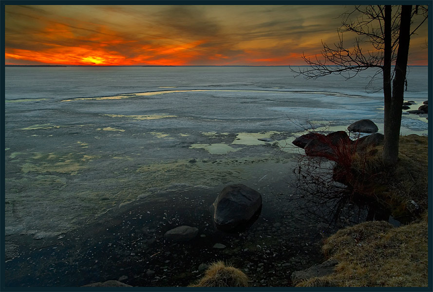 photo "At the End of Winter" tags: landscape, sunset