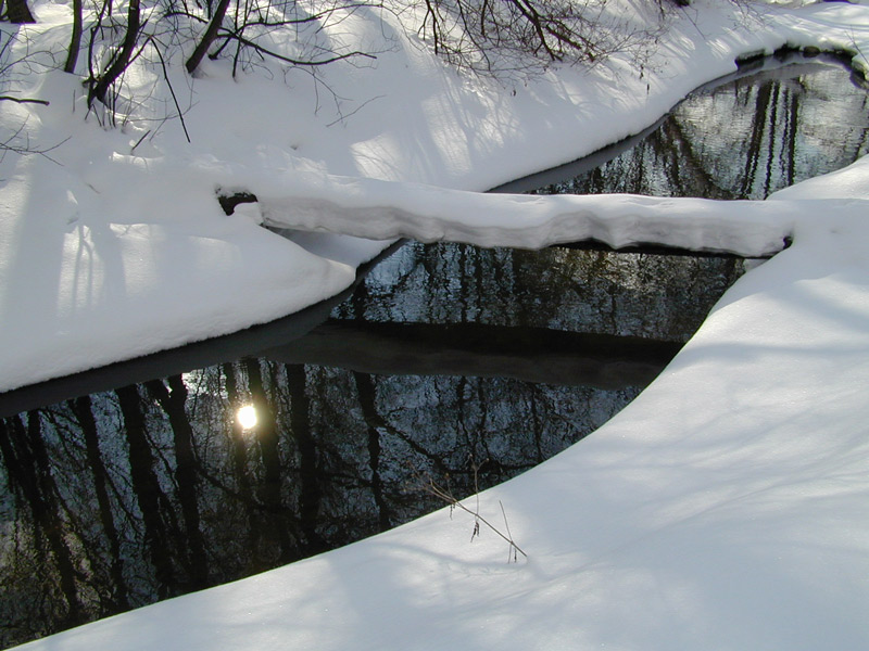 фото "Немного солнца в холодной воде 2" метки: пейзаж, зима
