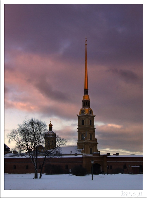 фото "Золото небес" метки: архитектура, пейзаж, закат