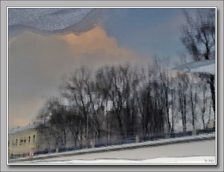 фото "февральская акварель" метки: пейзаж, вода, облака