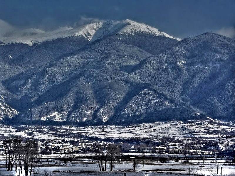 photo "Снежние горй/Snow mountains/" tags: landscape, mountains