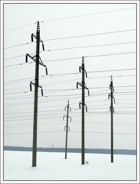 photo "Electric power lines" tags: architecture, technics, landscape, 