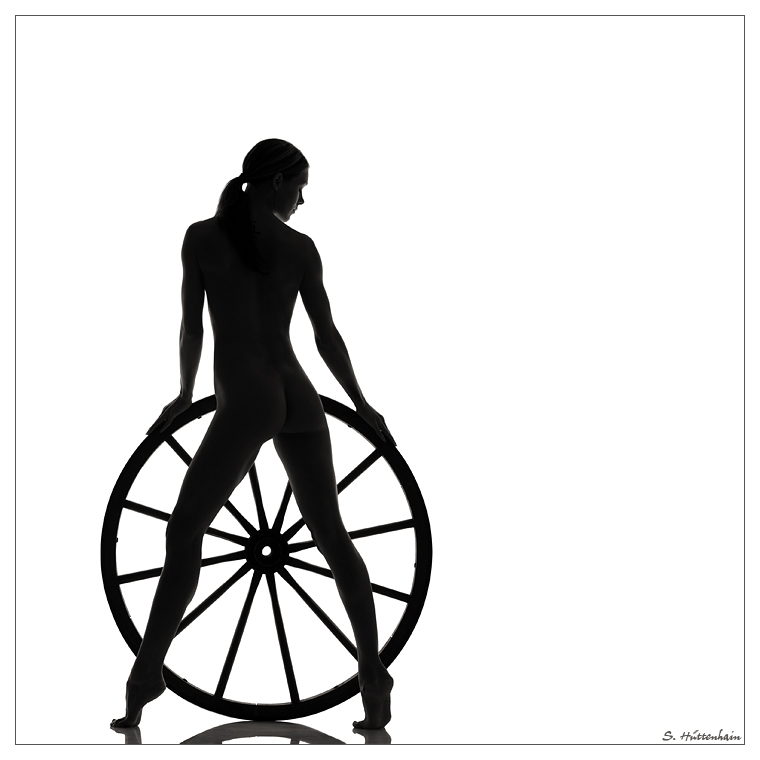 photo "- wheel of a nude -" tags: nude, 