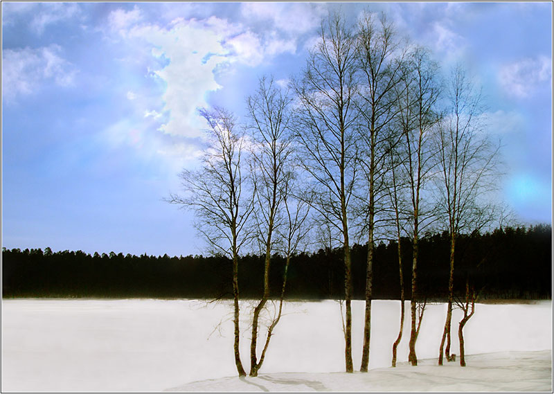 photo "***" tags: landscape, clouds, winter