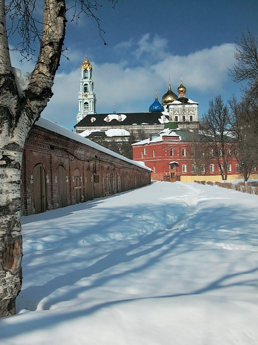 photo "Blue Shadows" tags: architecture, landscape, winter