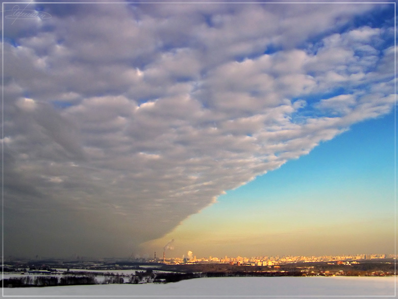 photo "Discrimination." tags: landscape, clouds, sunset