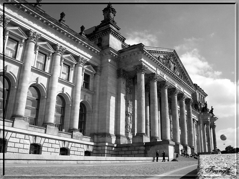 photo "Reichstag - Berlin" tags: black&white, travel, Europe