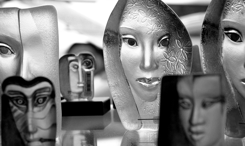 photo "Persons of city..." tags: abstract, black&white, 