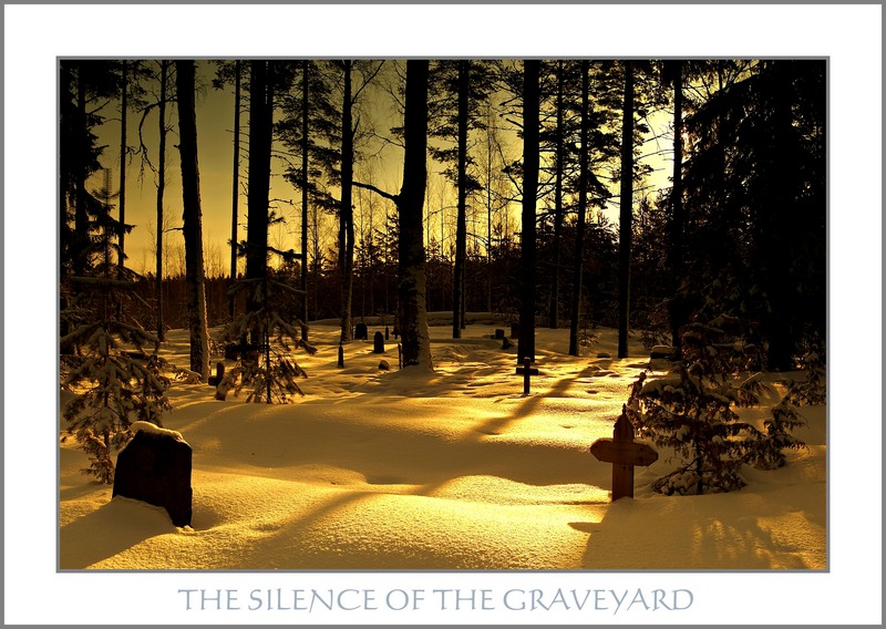 photo "The Silence Of The Graveyard" tags: landscape, winter