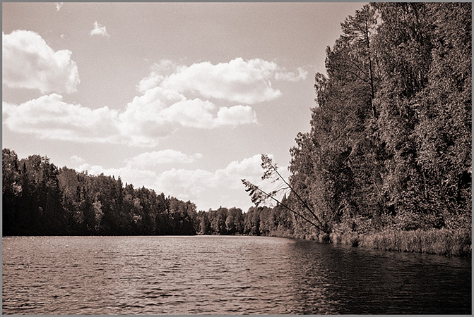 photo "By the northern rivers" tags: black&white, 