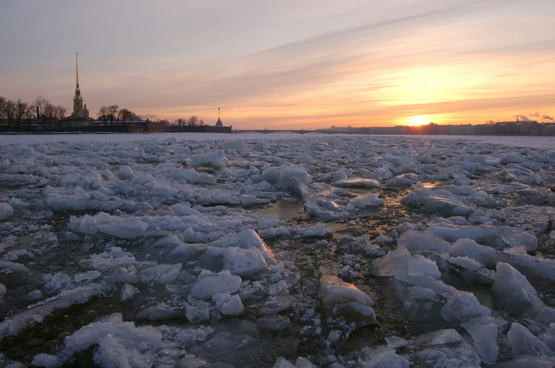 photo "Frozen Neva" tags: landscape, winter