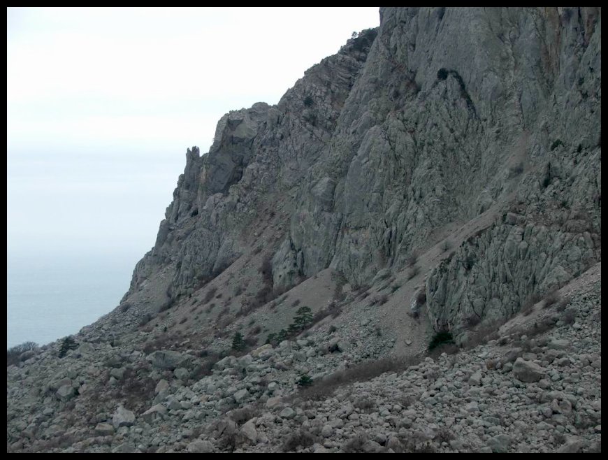 фото "скалы в Форосе" метки: пейзаж, весна, горы