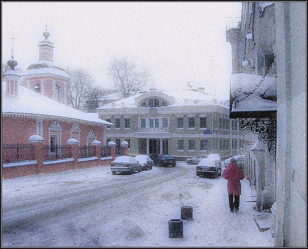 photo "Near Trinity in Kchocly" tags: architecture, landscape, winter