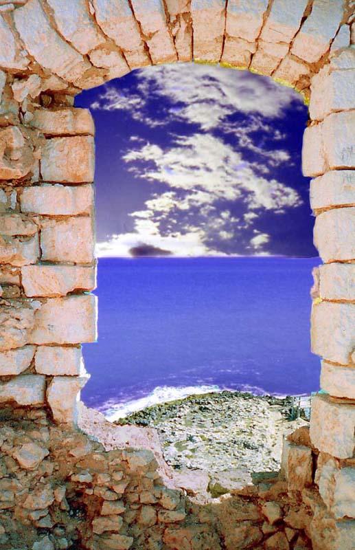 фото "One old window on the sea" метки: пейзаж, 