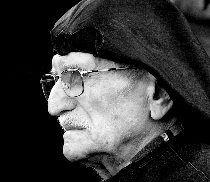 photo "Old Black Friar" tags: black&white, portrait, man
