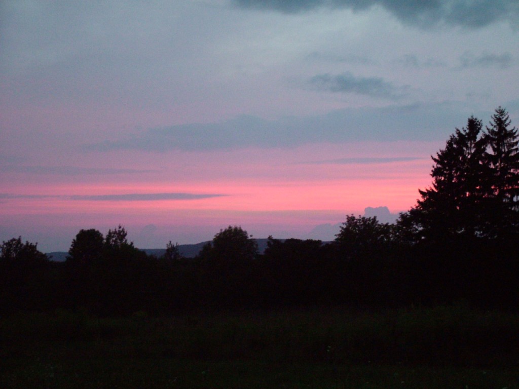 photo "An August '04 Sunset" tags: landscape, summer, sunset