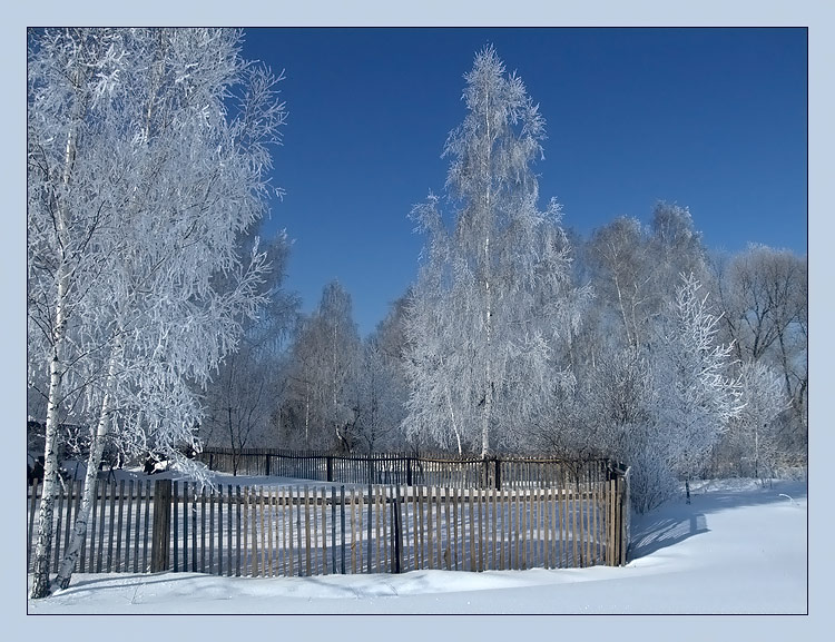 фото "За околицей" метки: пейзаж, зима