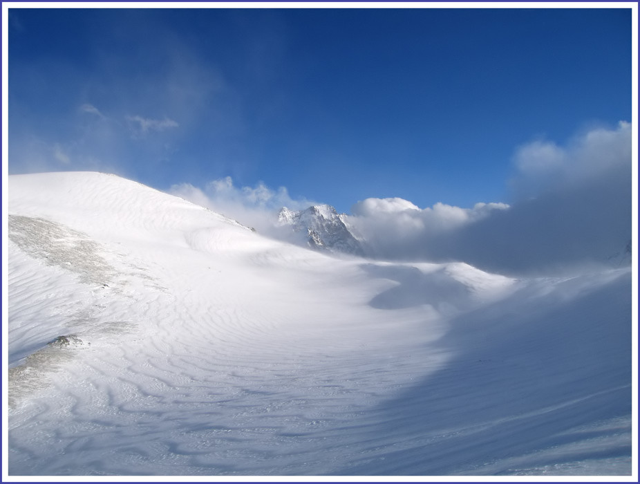 photo "H 3012m snowstorm" tags: landscape, mountains, winter