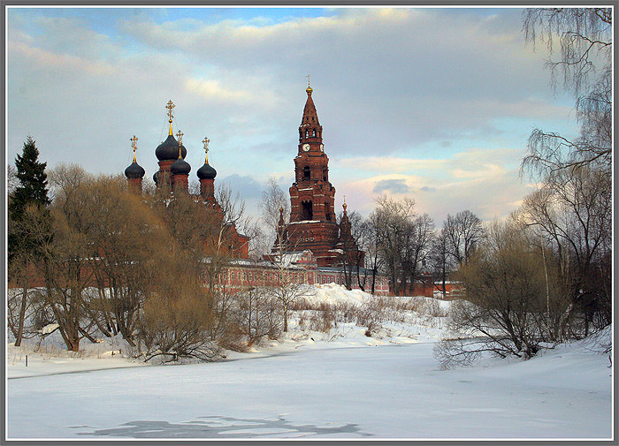 фото "Вечер у Черниговского скита" метки: пейзаж, архитектура, весна