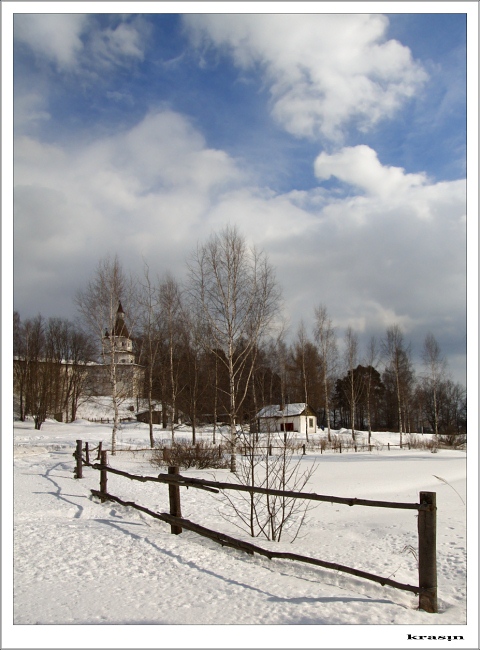 photo "the winter in Russian" tags: landscape, clouds, winter