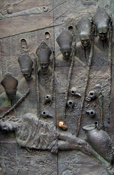 photo "door of st.nicolai in ljublijana" tags: architecture, landscape, 