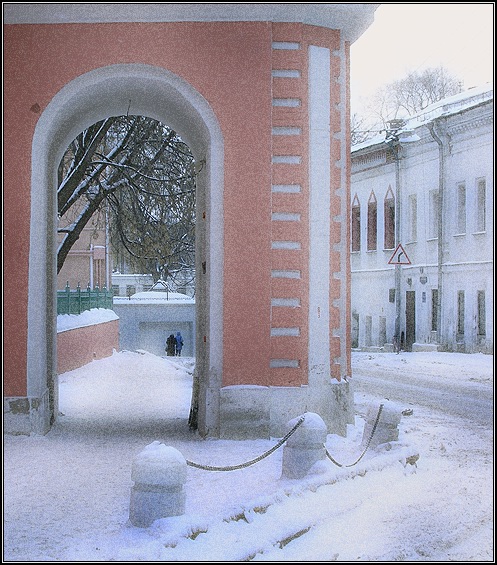 photo "Leaving" tags: architecture, landscape, winter