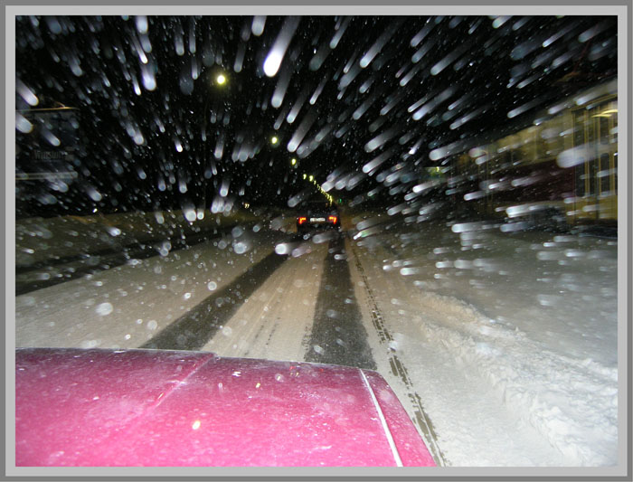 фото "Snow meteoric rain." метки: абстракция, 