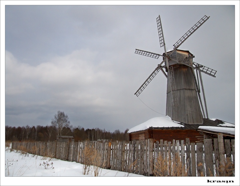 photo "Mill" tags: architecture, landscape, winter