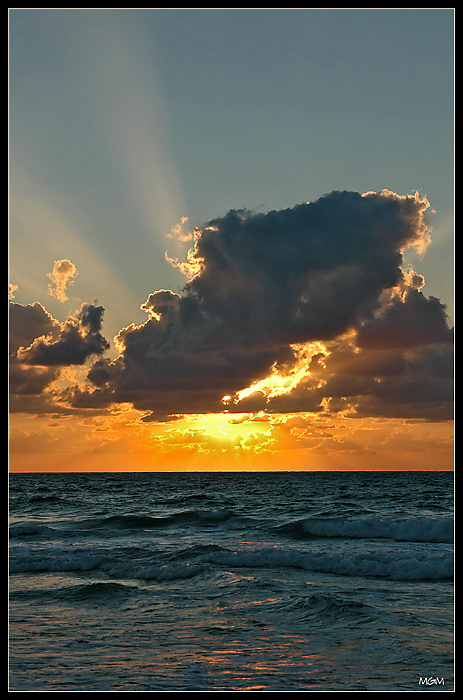 фото "Cloudy sunset" метки: пейзаж, закат, облака