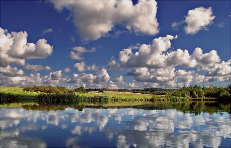 photo "Open space" tags: landscape, clouds, water