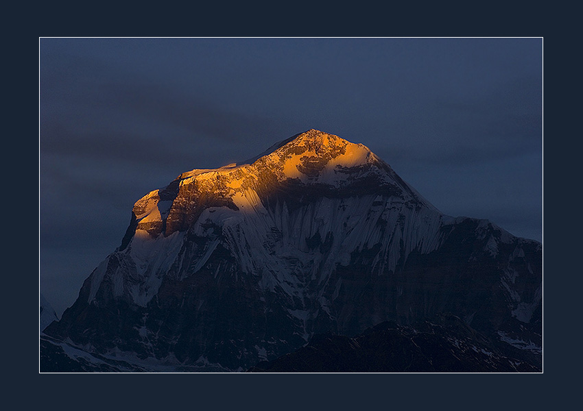 photo "Sunrise. Mt.Dhaulagiri" tags: landscape, mountains, sunset