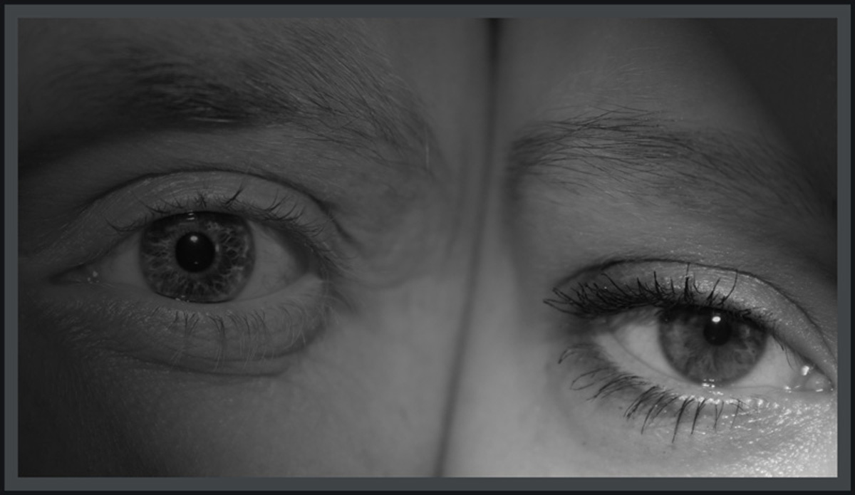 photo "Глаз женский глаз мужской" tags: portrait, 