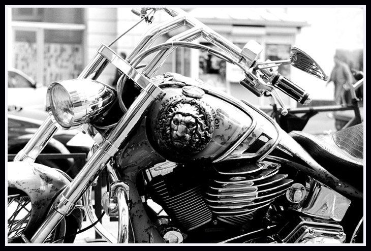 photo "Harley Davidson" tags: black&white, technics, 