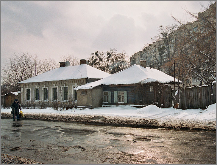фото "Улица Отто Шмидта(2)" метки: пейзаж, архитектура, зима