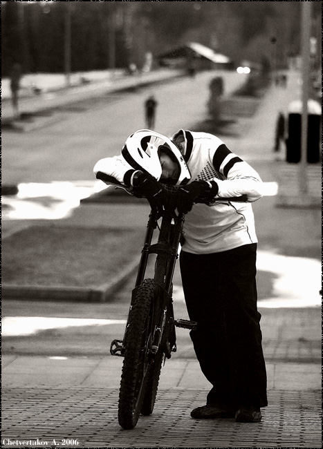 фото "Bike driving." метки: портрет, спорт, мужчина