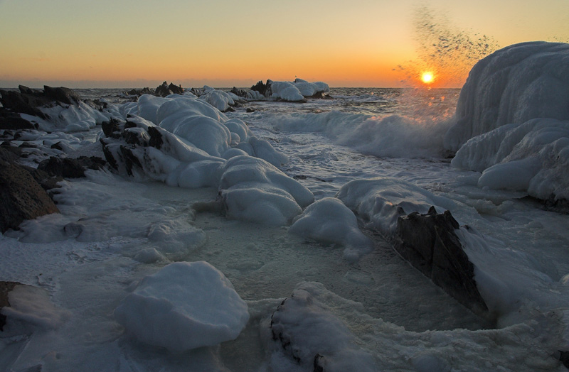 photo "***" tags: landscape, sunset, winter