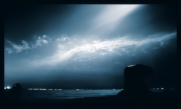 photo "Still deep in night" tags: landscape, clouds, night