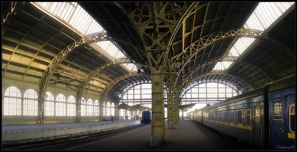 photo "Vitebski railway station, St.-Petersburg" tags: architecture, landscape, 