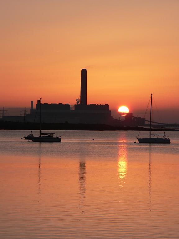 photo "Sunrise over Grain" tags: landscape, sunset