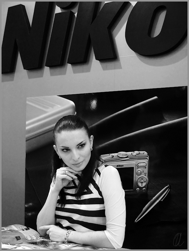 photo "Nikon Stand Hostess" tags: portrait, glamour, woman