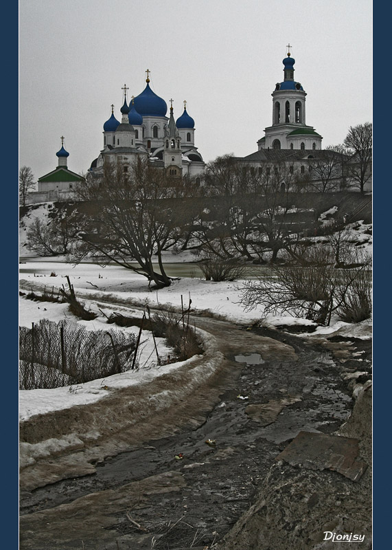 фото "Купола и дорога" метки: архитектура, пейзаж, весна