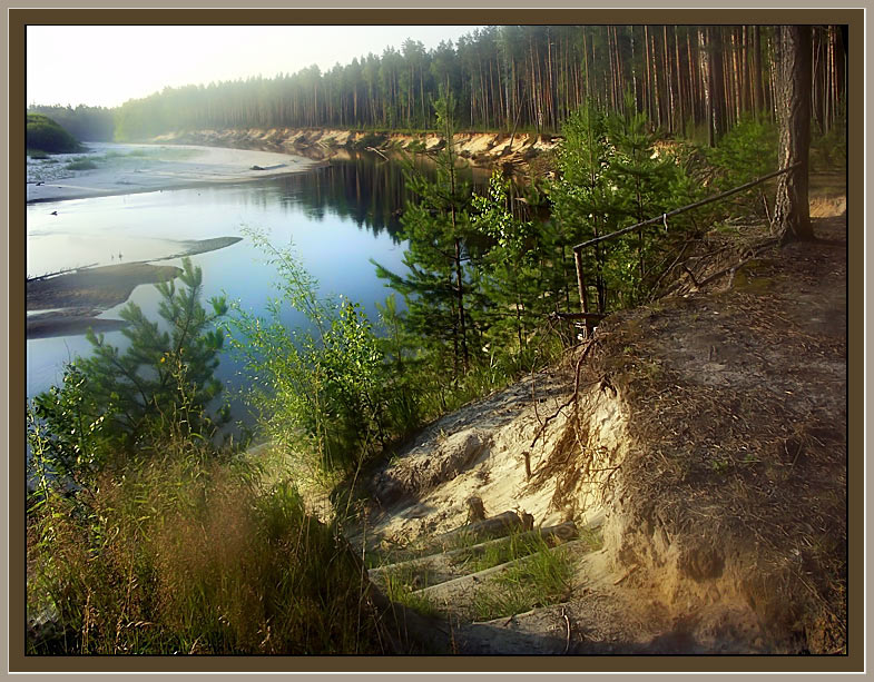 фото "Пейзаж с легкой дымкой" метки: пейзаж, вода, лето