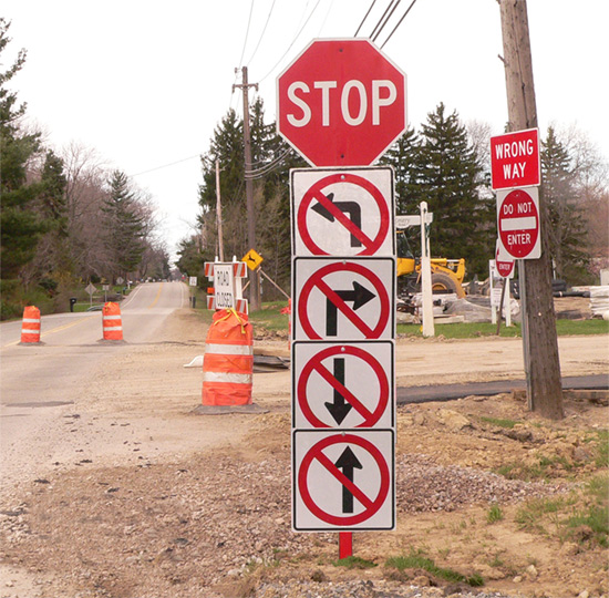 photo "A Very Serious Stop Sign" tags: humor, 