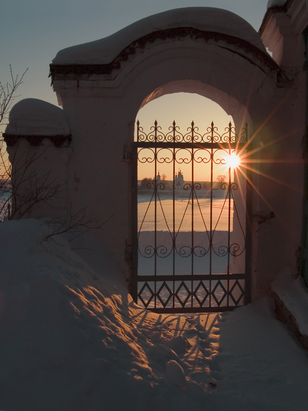 photo "***" tags: landscape, sunset, winter